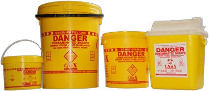sharp medical waste containers